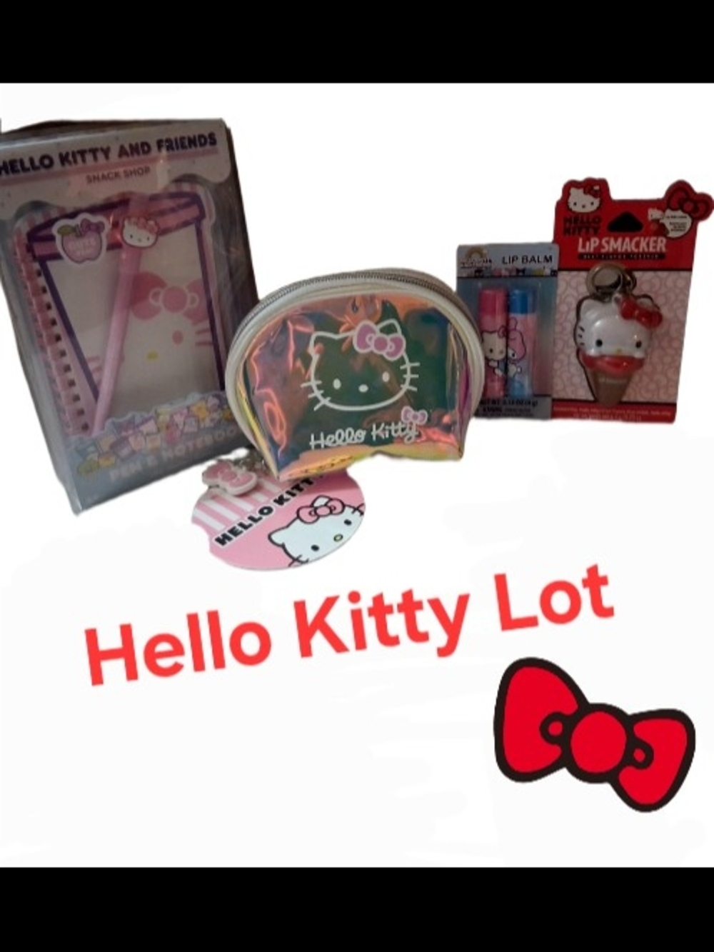 Hello Kitty Makeup Lot + Snack Shop Notepad W/ Pen